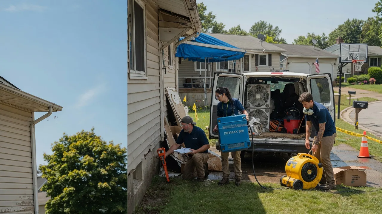 Ceiling Leak Cleanup in Rockwood, MI near me