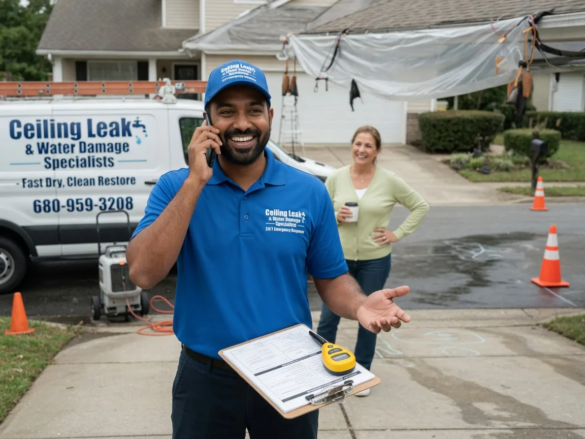 Ceiling Leak Cleanup Rockwood, MI FAQs